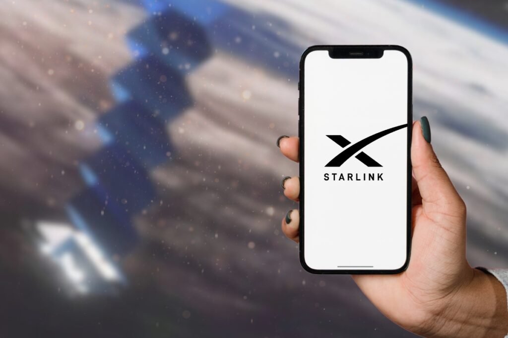 Starlink nos dispositivos moveis